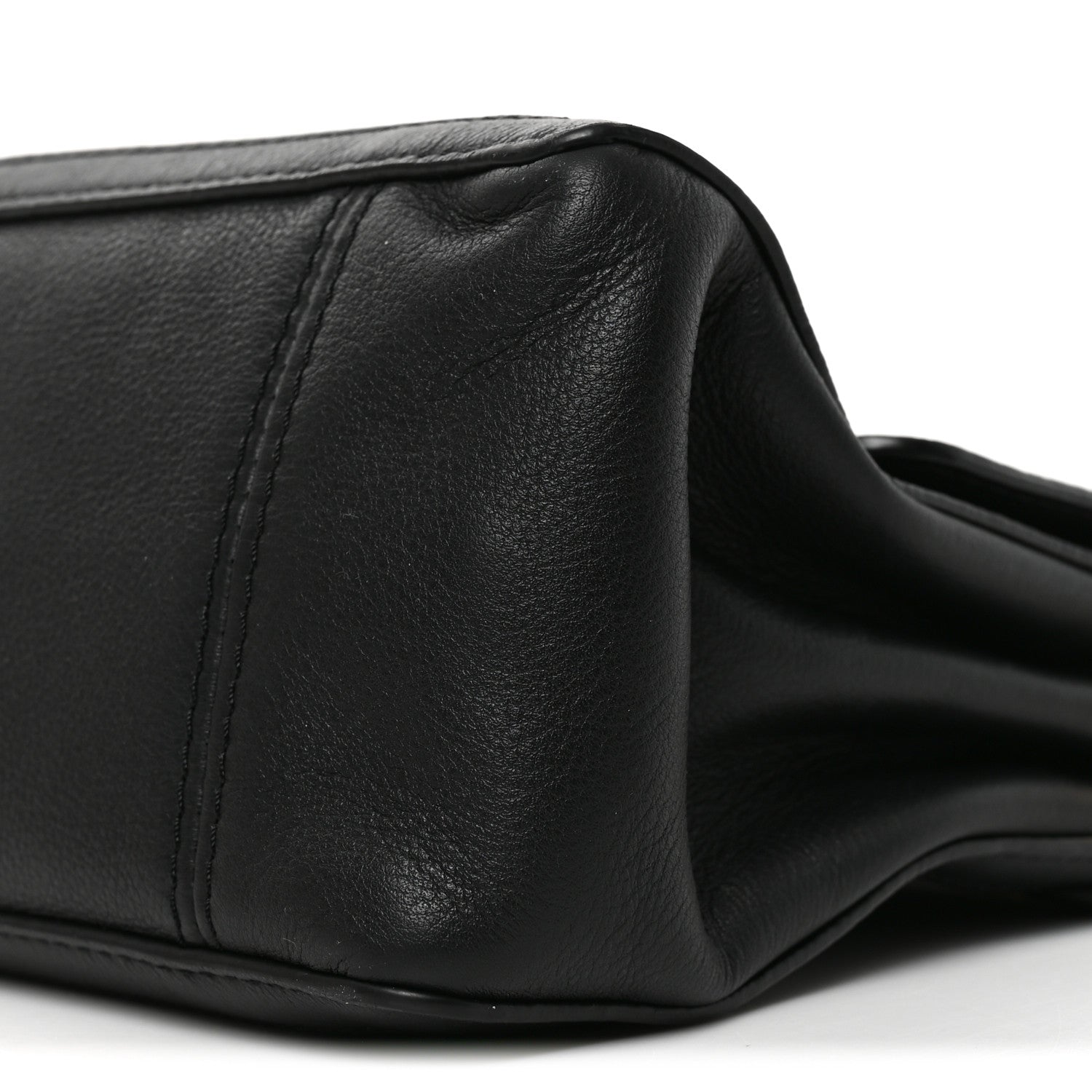 Louis Vuitton Smooth Calfskin Soft Dauphine MM Black 9 of 9