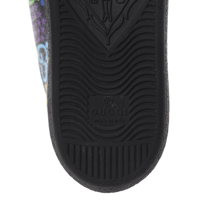 Gucci GG Supreme Monogram Psychedelic Mens Ace Sneakers 8 Black Multicolor 6 of 7