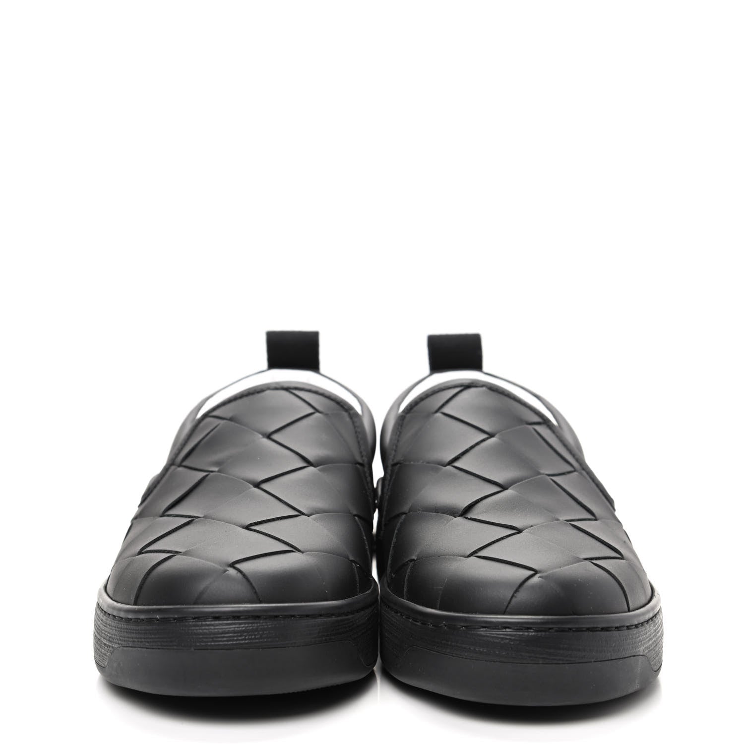 Bottega Veneta Nappa Intrecciato Slip On Sneakers 40 Black 2 of 7