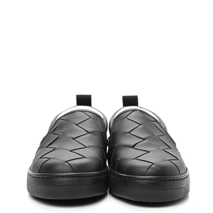 Bottega Veneta Nappa Intrecciato Slip On Sneakers 40 Black 2 of 7