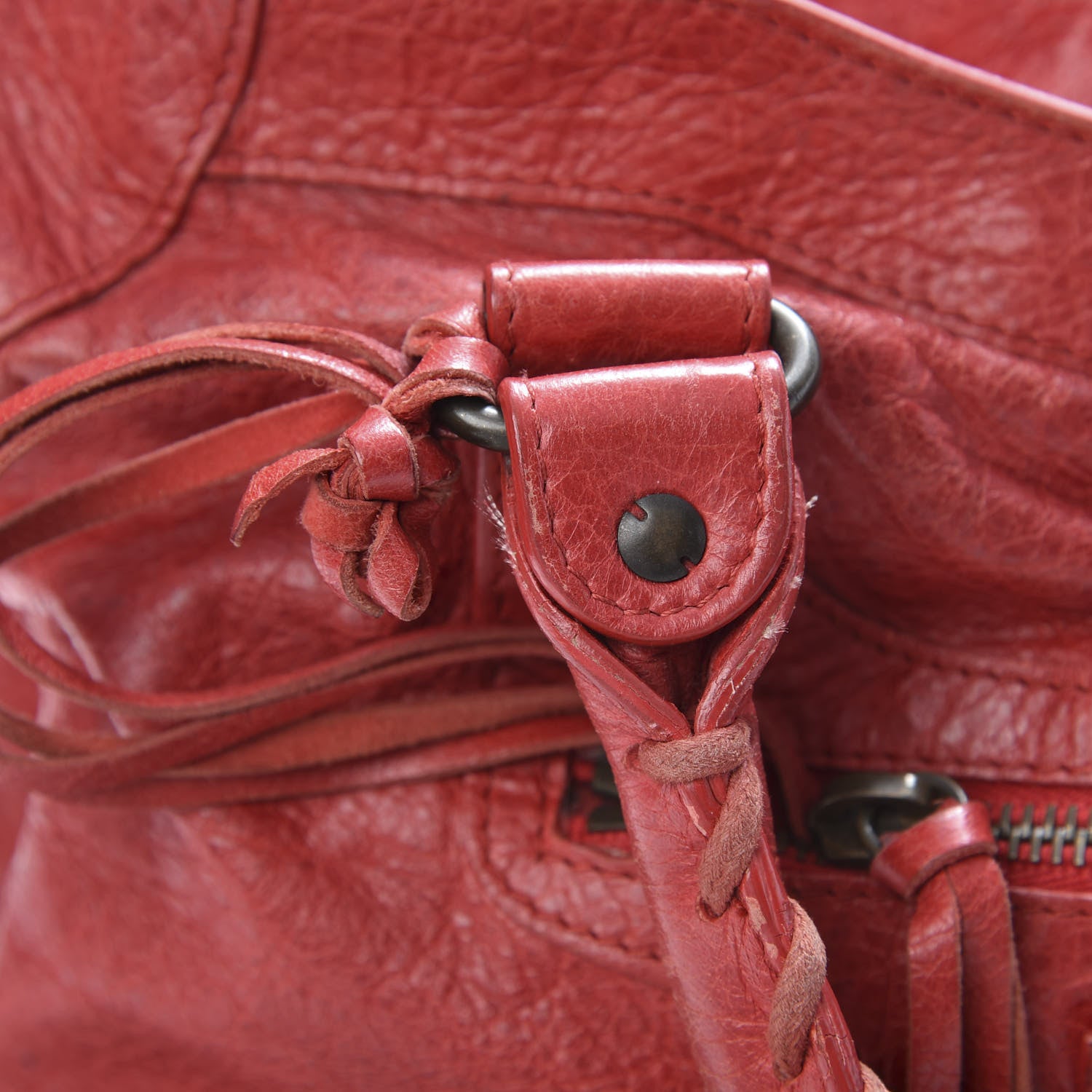Balenciaga Agneau Classic Hardware City Rouge Coquelicot 15 of 21