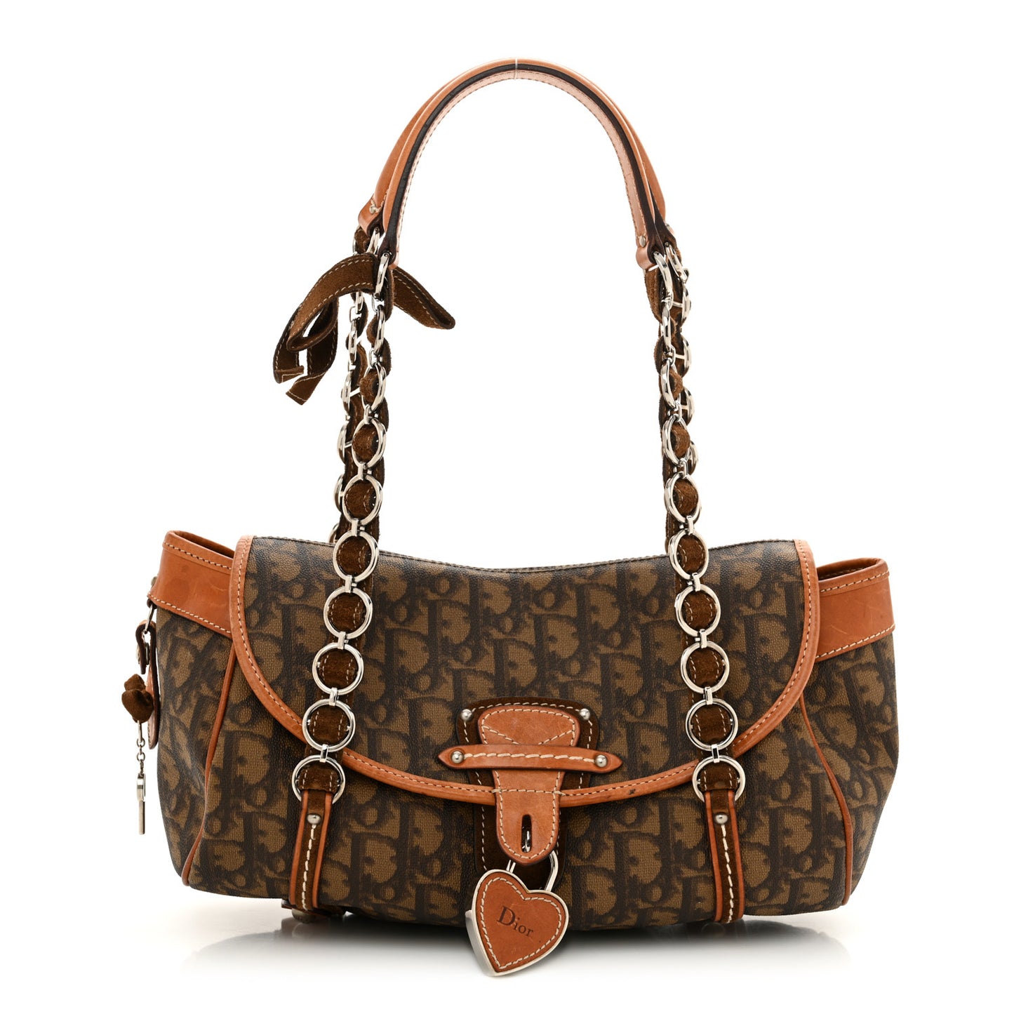 Monogram Romantique Trotter Flap Bag Brown