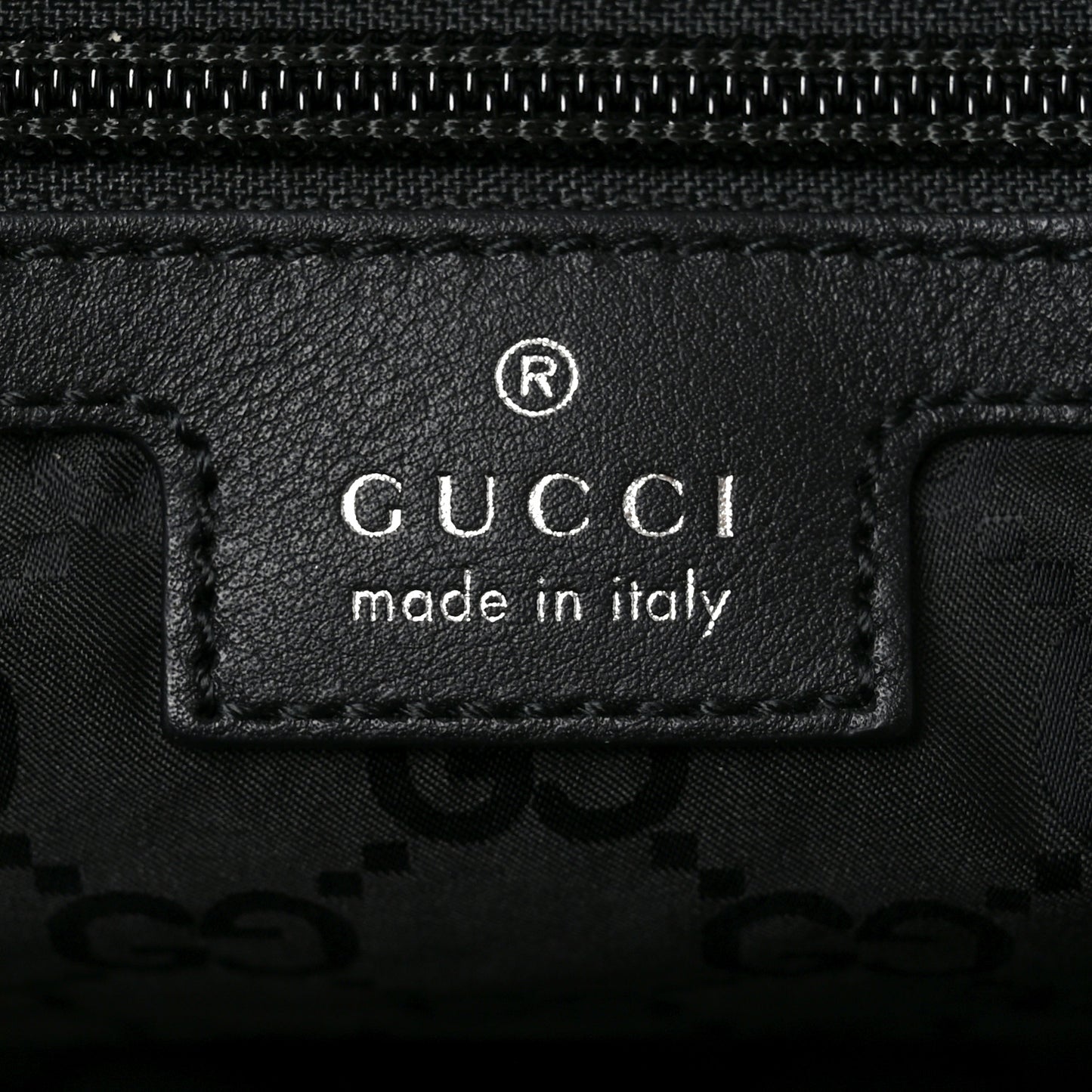 Nylon Logo Tote Black