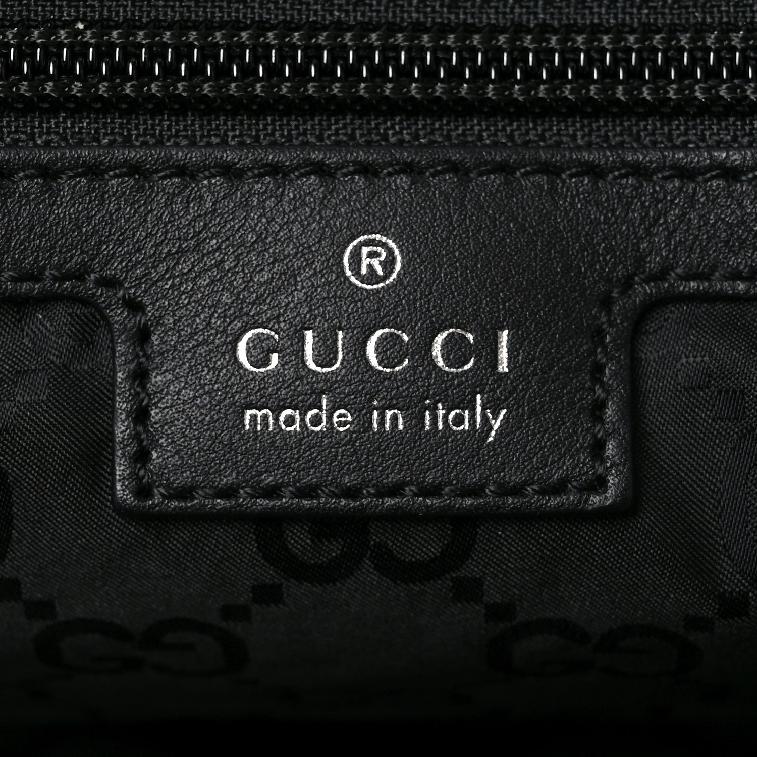 Gucci Nylon Logo Tote Black 6 of 10