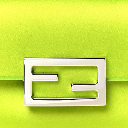 Fendi Silk Satin Phone Baguette Wasabi 8 of 11