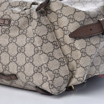 Gucci GG Supreme Monogram Embroidered Flap Backpack 9 of 10