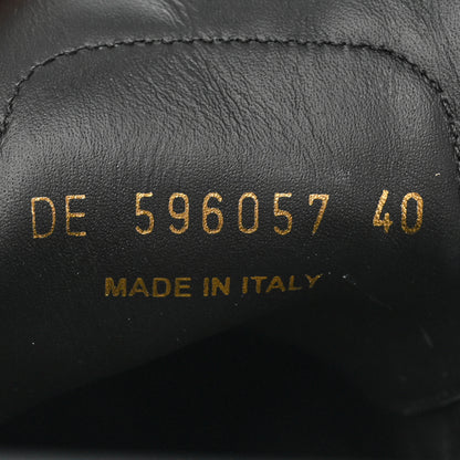 Saint Laurent Calfskin Andy Low Top Sneakers 40 Black 9 of 9
