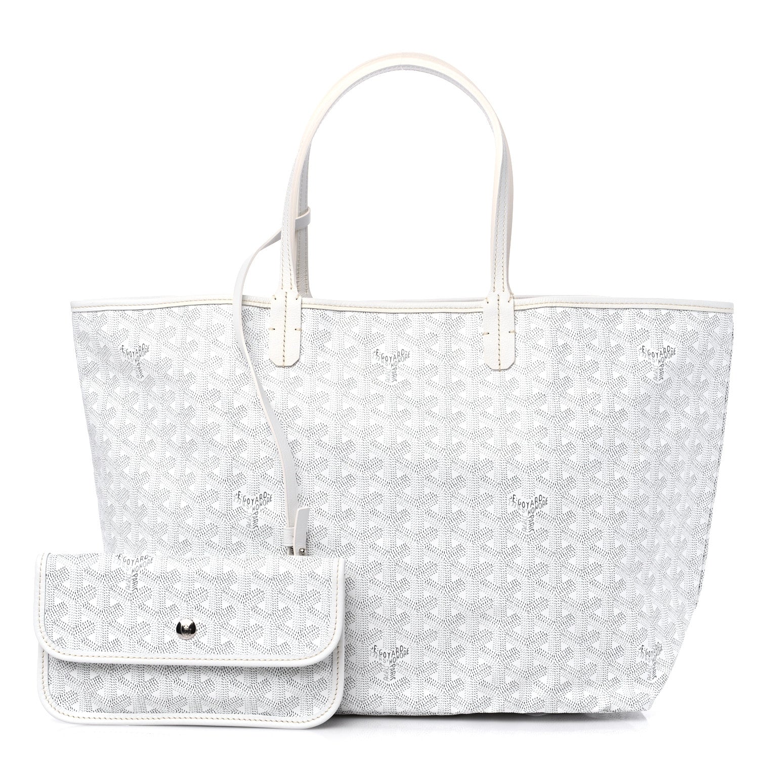 Goyard Goyardine Saint Louis PM White 1 of 9