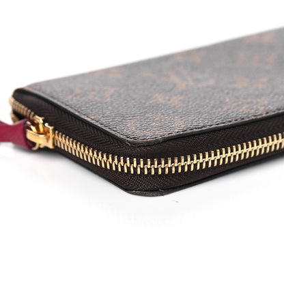 Louis Vuitton Monogram Clemence Wallet Fuchsia 5 of 6