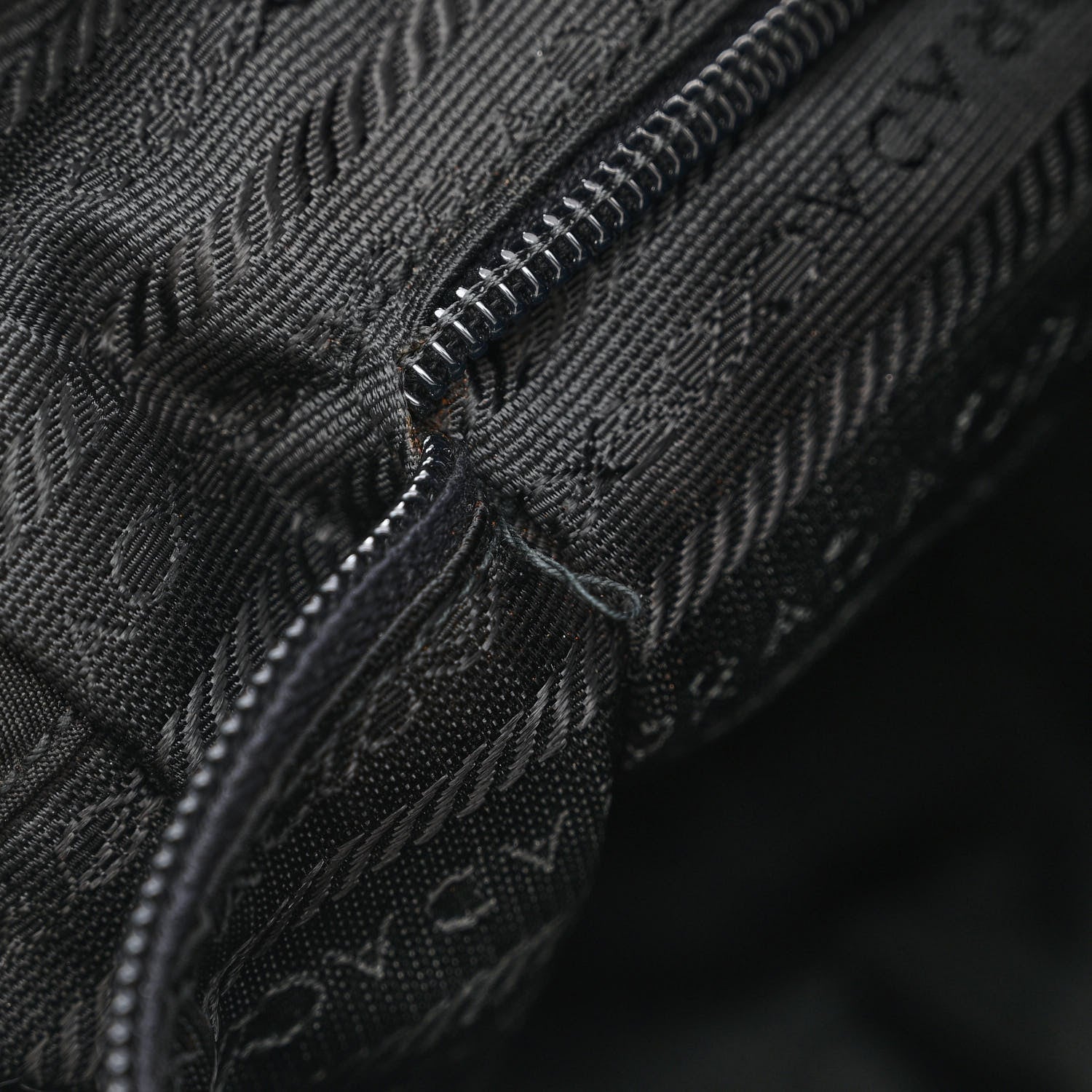 Prada Nylon Tessuto Quilted Shoulder Bag Black 10 of 15