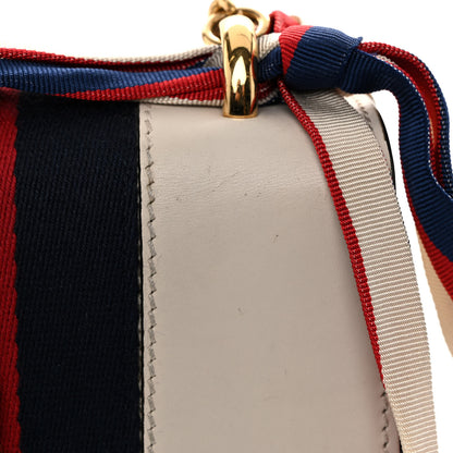 Gucci Calfskin Mini Sylvie Chain Shoulder Bag White 21 of 24