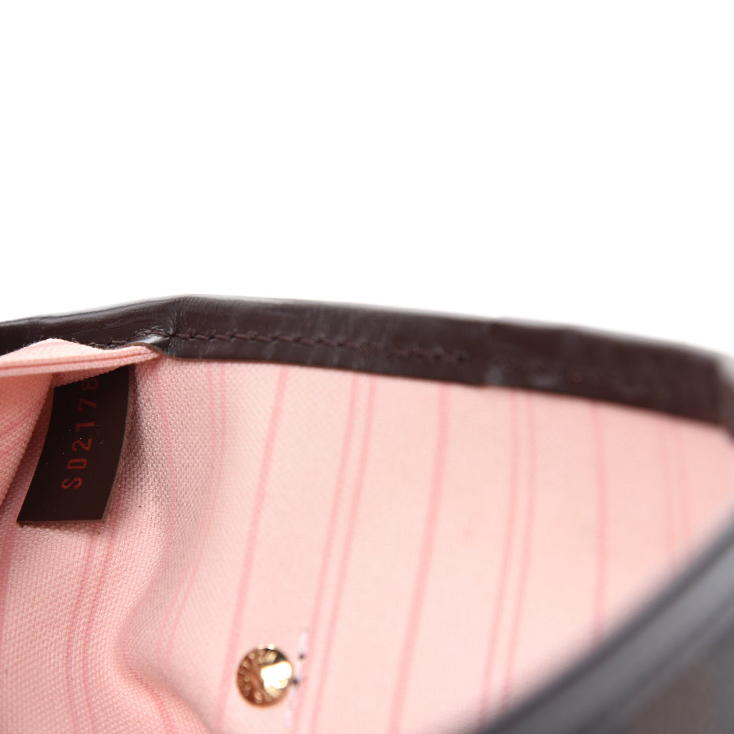 Louis Vuitton Damier Ebene Neo Neverfull MM Rose Ballerine 10 of 11