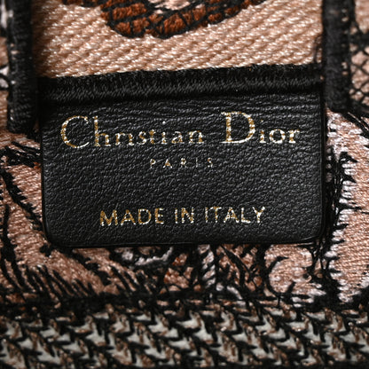 Christian Dior Canvas Jardin Magique Embroidered Mini Book Tote Phone Bag Powder Pink 7 of 9