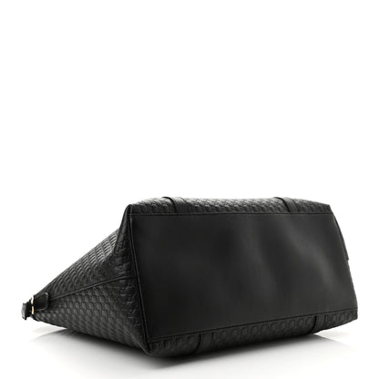 Gucci Soft Microguccissima Large Dome Satchel Black 4 of 11
