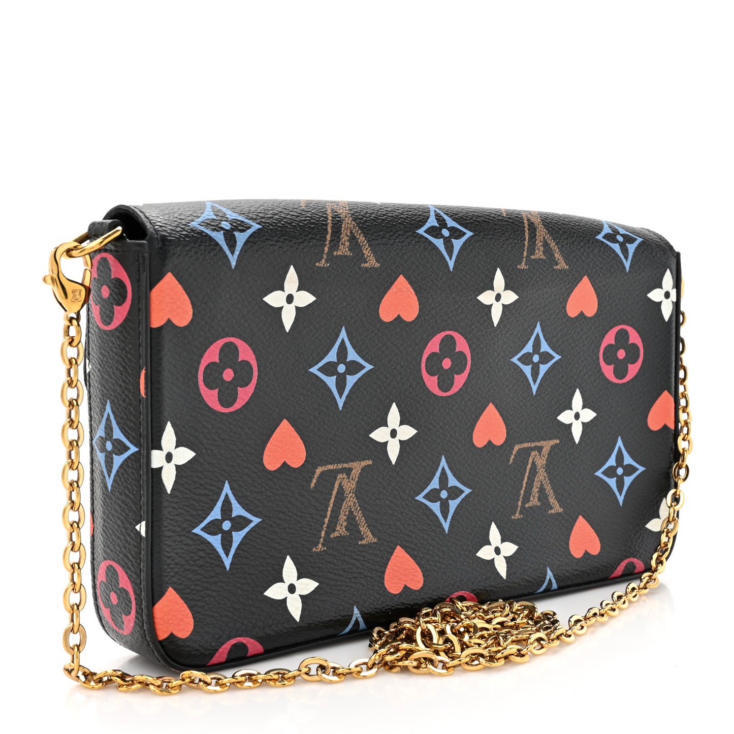 Game On Felicie Chain Wallet Black