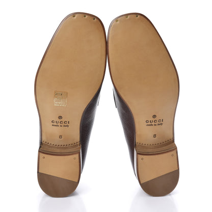 Gucci Havely Kid Web Mens Horsebit Loafers 8 Light Brown 5 of 10