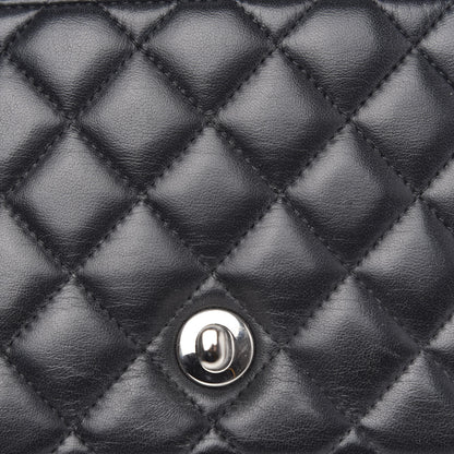 Chanel Lambskin Quilted Mini Square Flap Black 15 of 15
