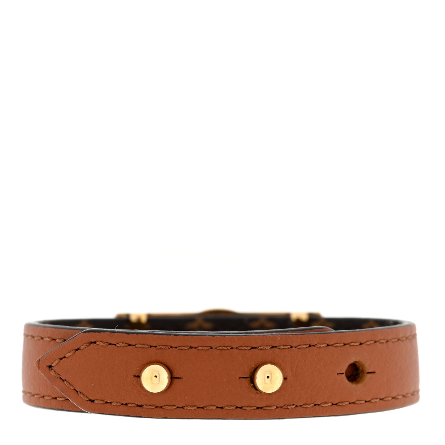 Monogram Dauphine Bracelet 17 Tan Brown