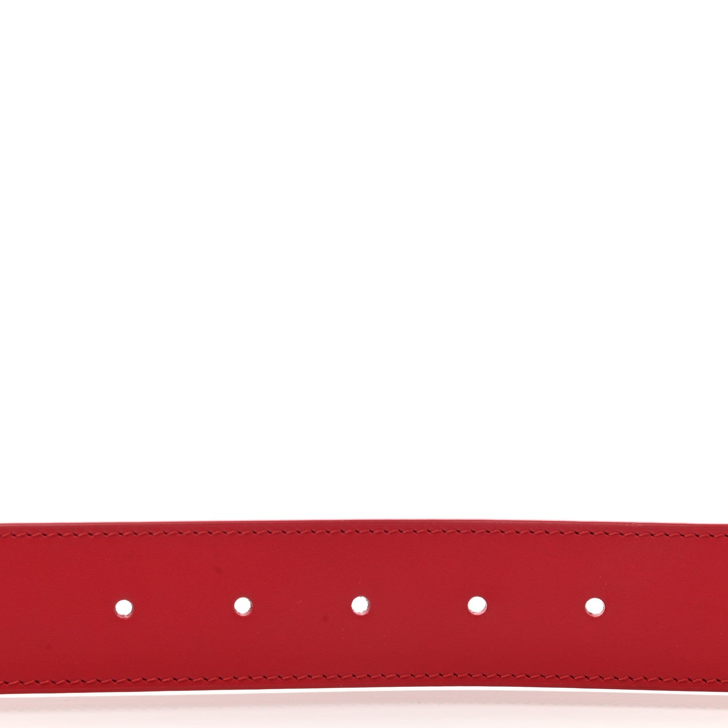 Louis Vuitton Calfskin 35mm LV New Wave Belt 80 32 Red 7 of 8