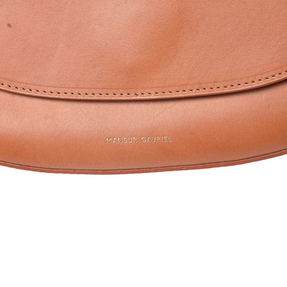 Mansur Gavriel Calfskin Flap Crossbody Bag Cammello 7 of 9