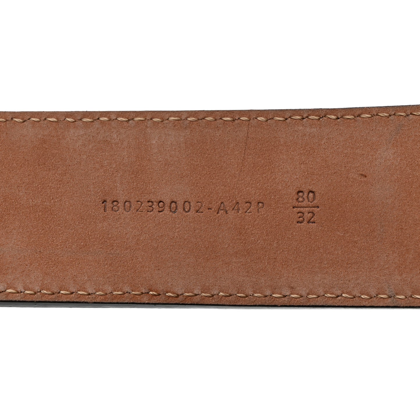 Calfskin F is Fendi FF 1974 Embossed Belt 80/32 Black