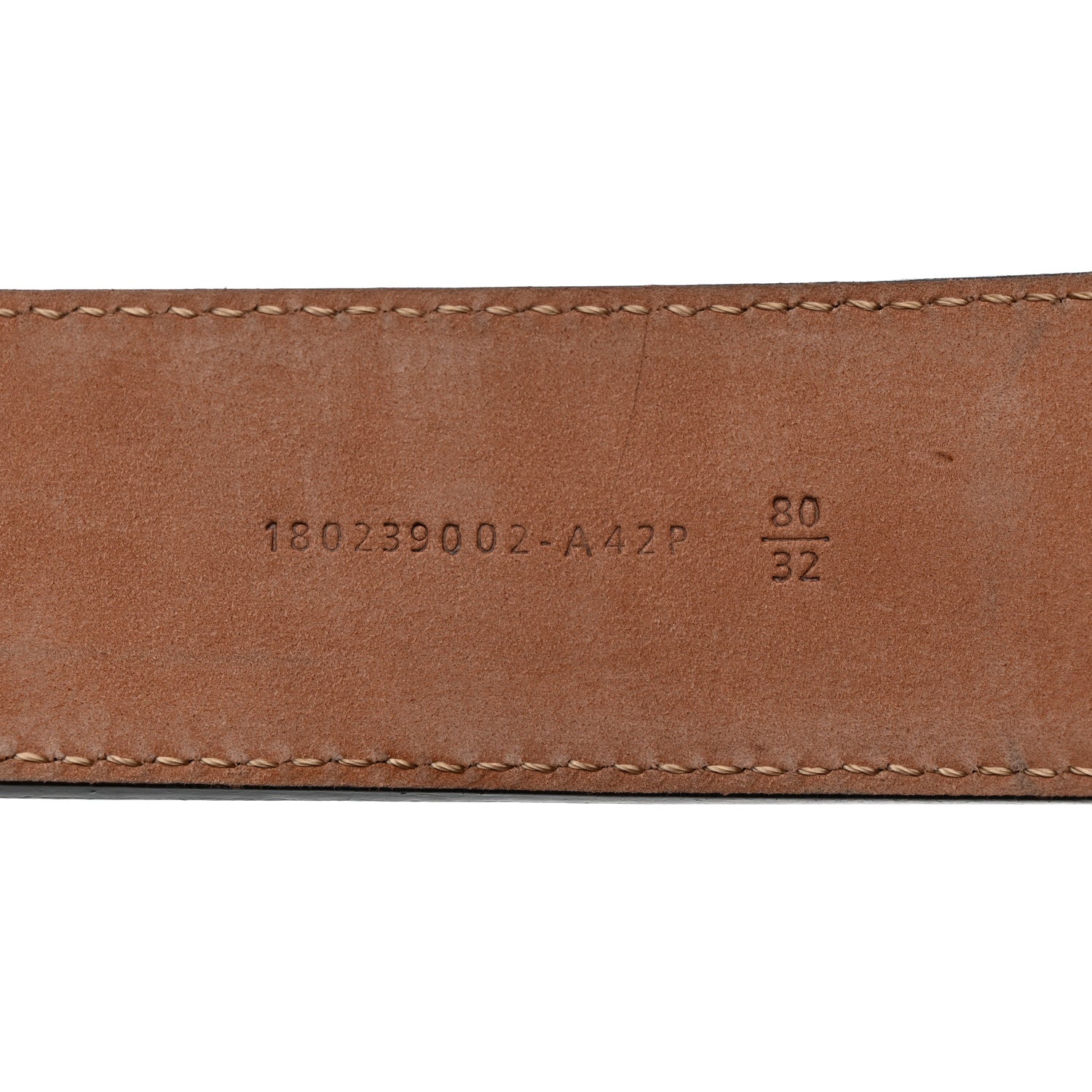 Fendi Calfskin F is Fendi FF 1974 Embossed Belt 80/32 Black 3 of 6