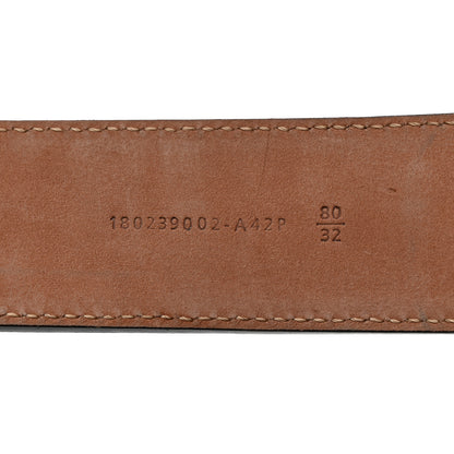 Fendi Calfskin F is Fendi FF 1974 Embossed Belt 80/32 Black 3 of 6