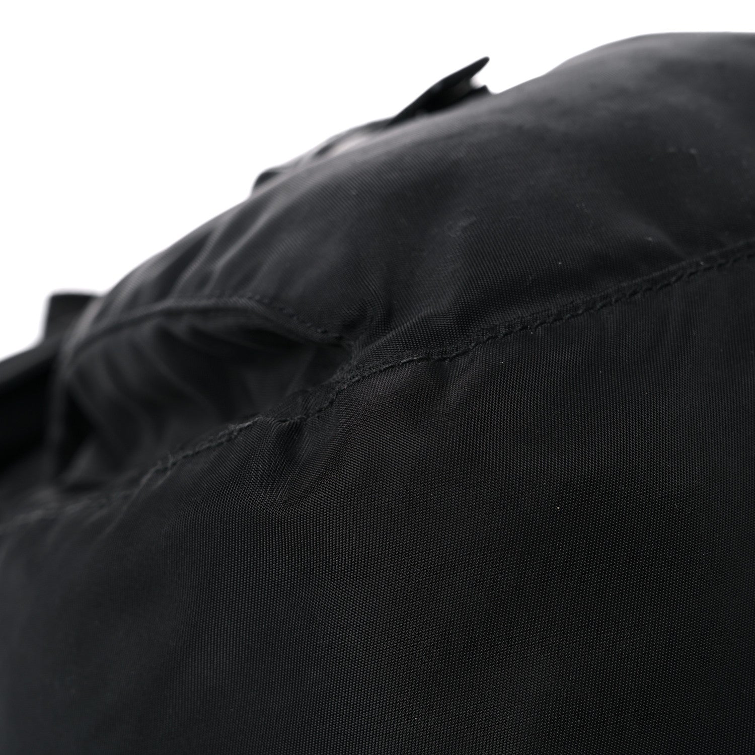 Prada Nylon Vela Messenger Bag Black 7 of 16