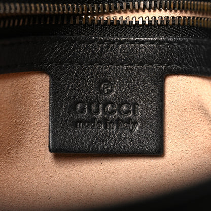 Gucci Calfskin Matelasse Small GG Marmont Shoulder Bag Black 6 of 12