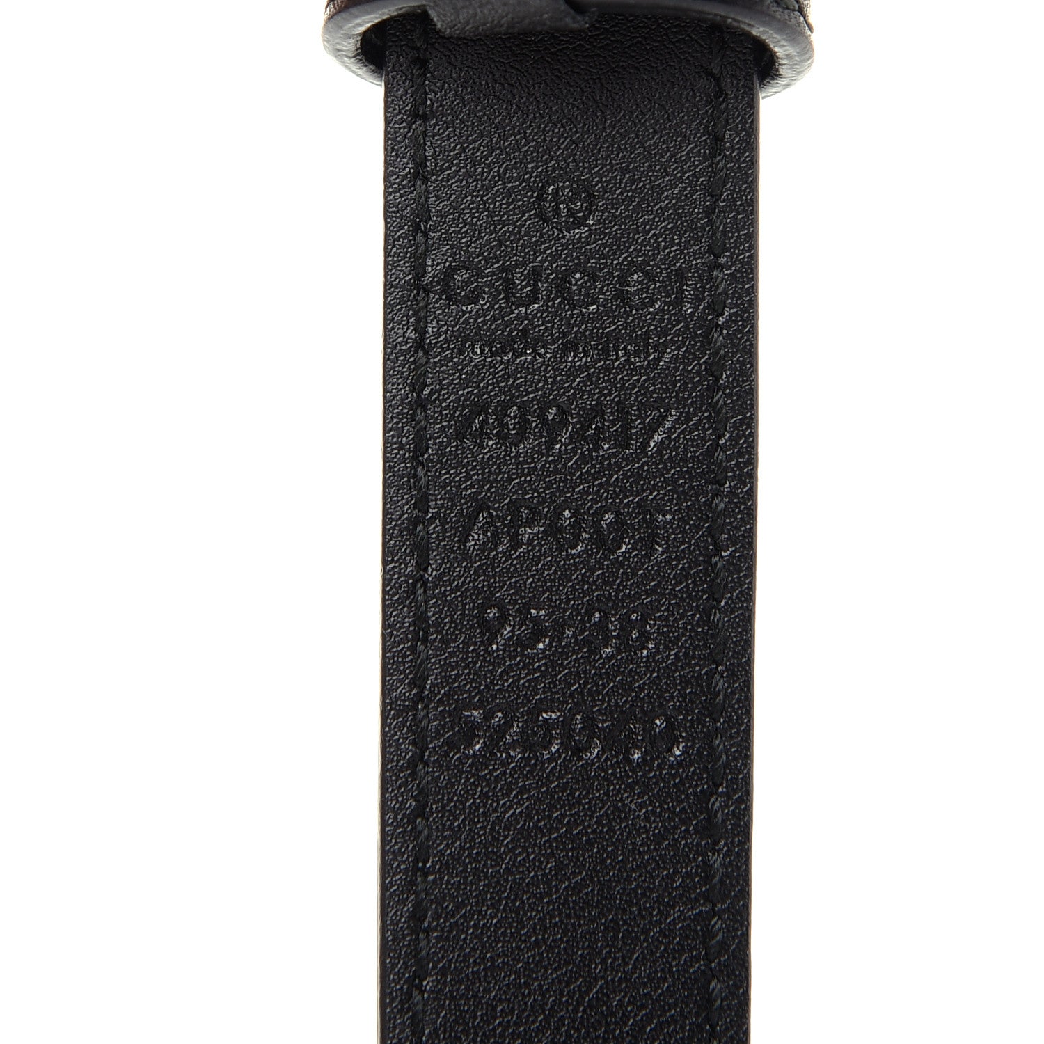 Gucci Calfskin Double G 20mm Belt 95 38 Black 3 of 6