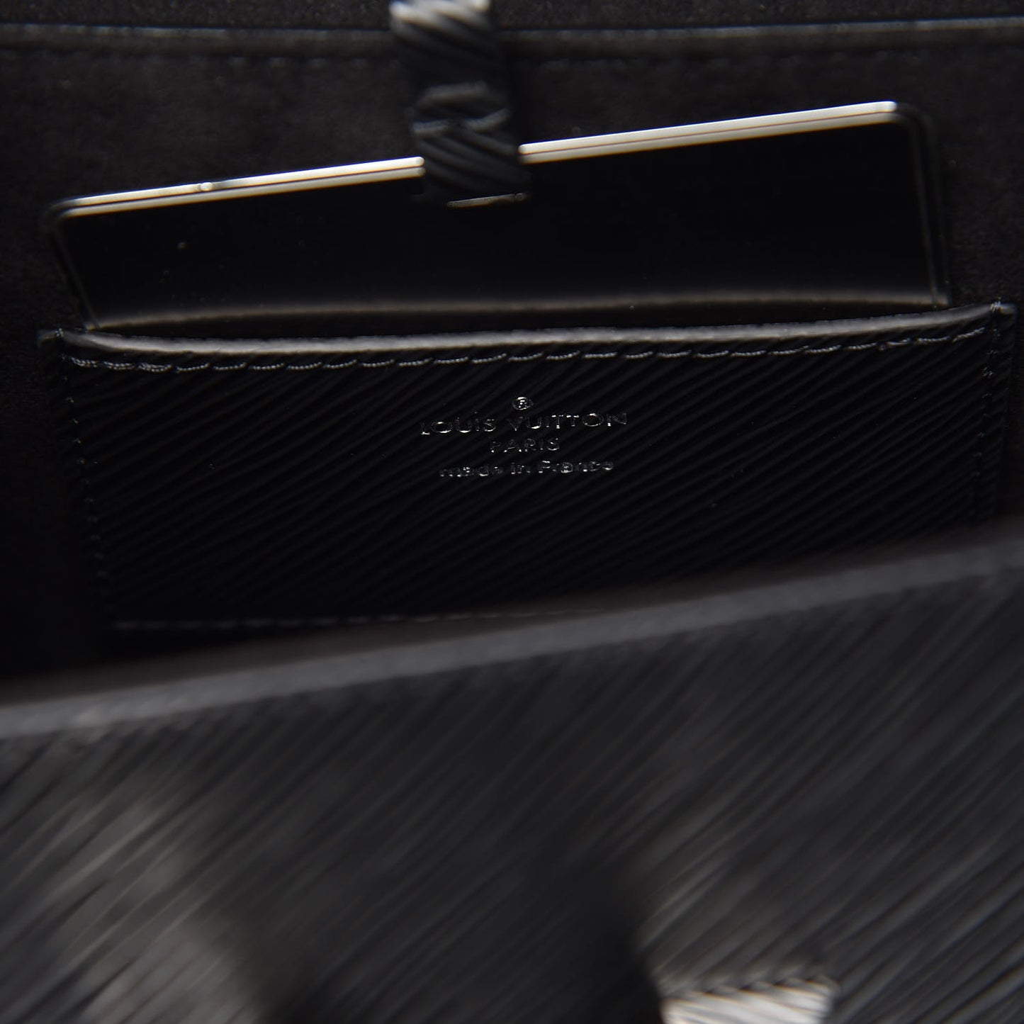 Epi Twist Shoulder Bag MM Black