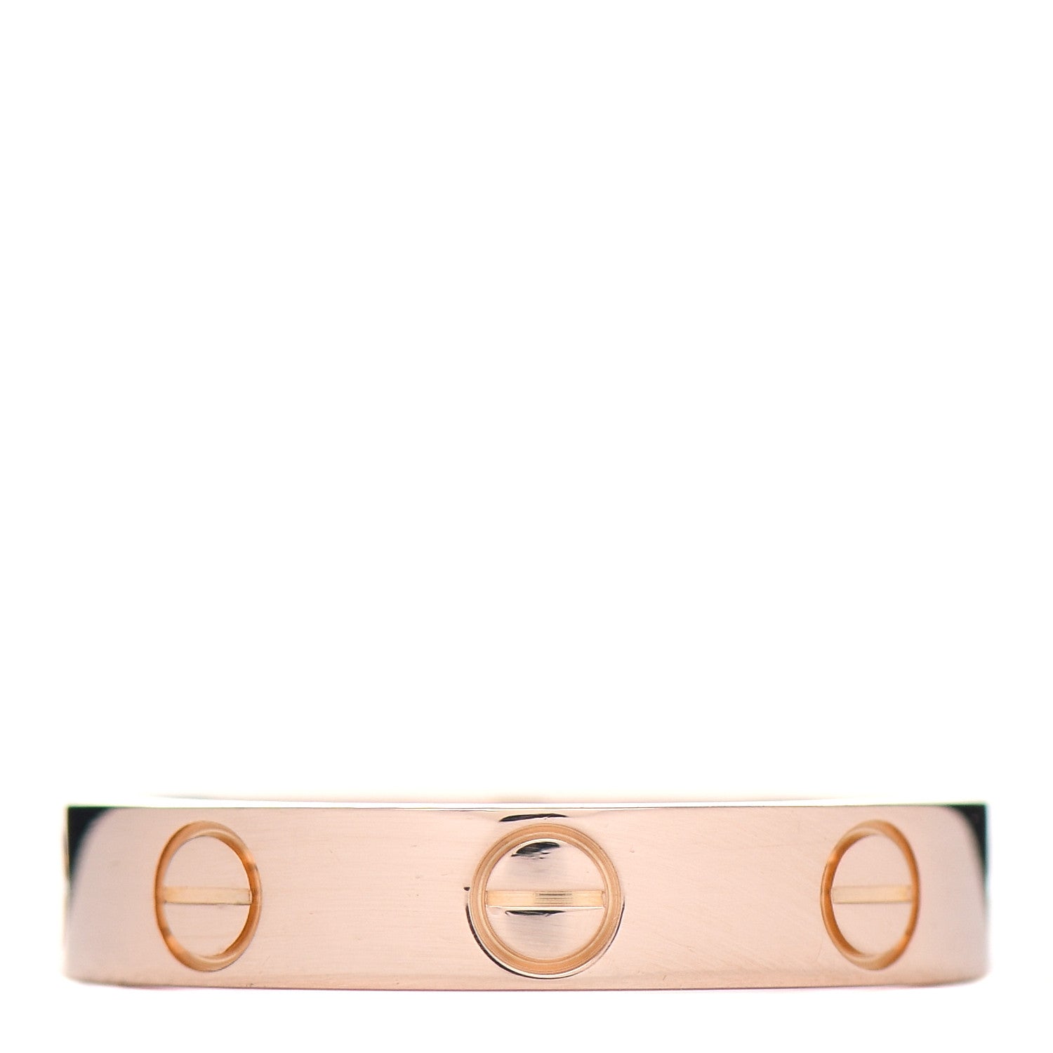 Cartier 18K Pink Gold 3.5mm LOVE Wedding Band Ring 49 4.75 1 of 5