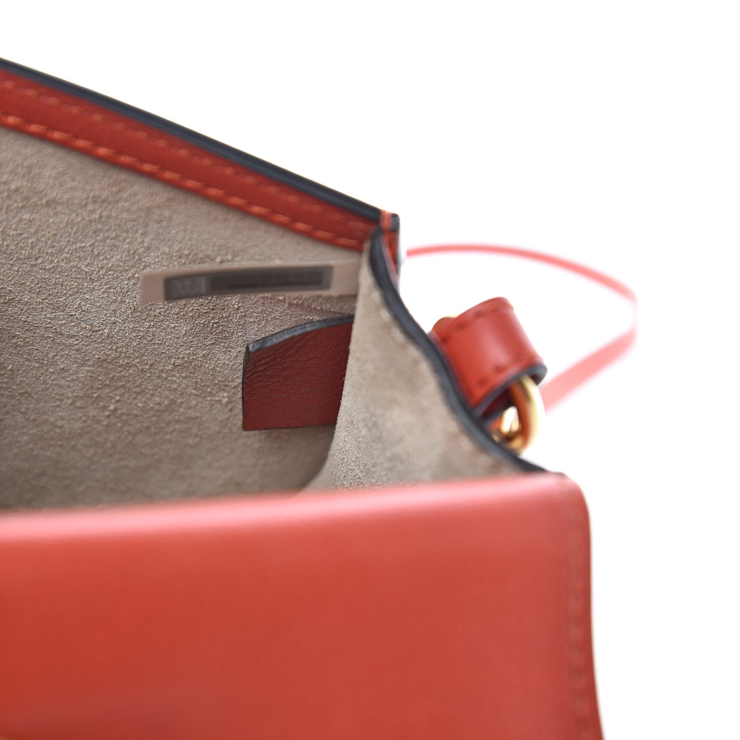 Chloe Calfskin Small Nile Bracelet Bag Earthy Red 7 of 9