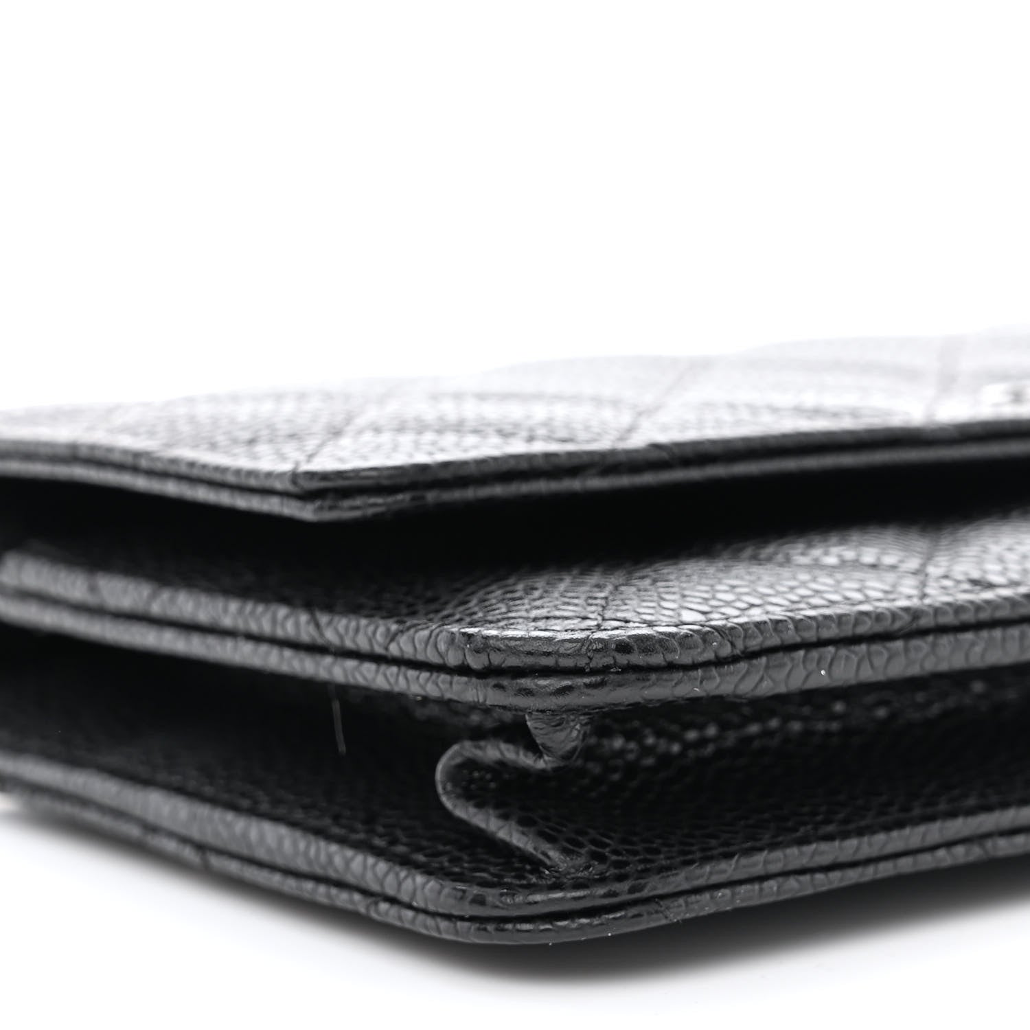Chanel Caviar Quilted Wallet on Chain WOC Black 10 of 13