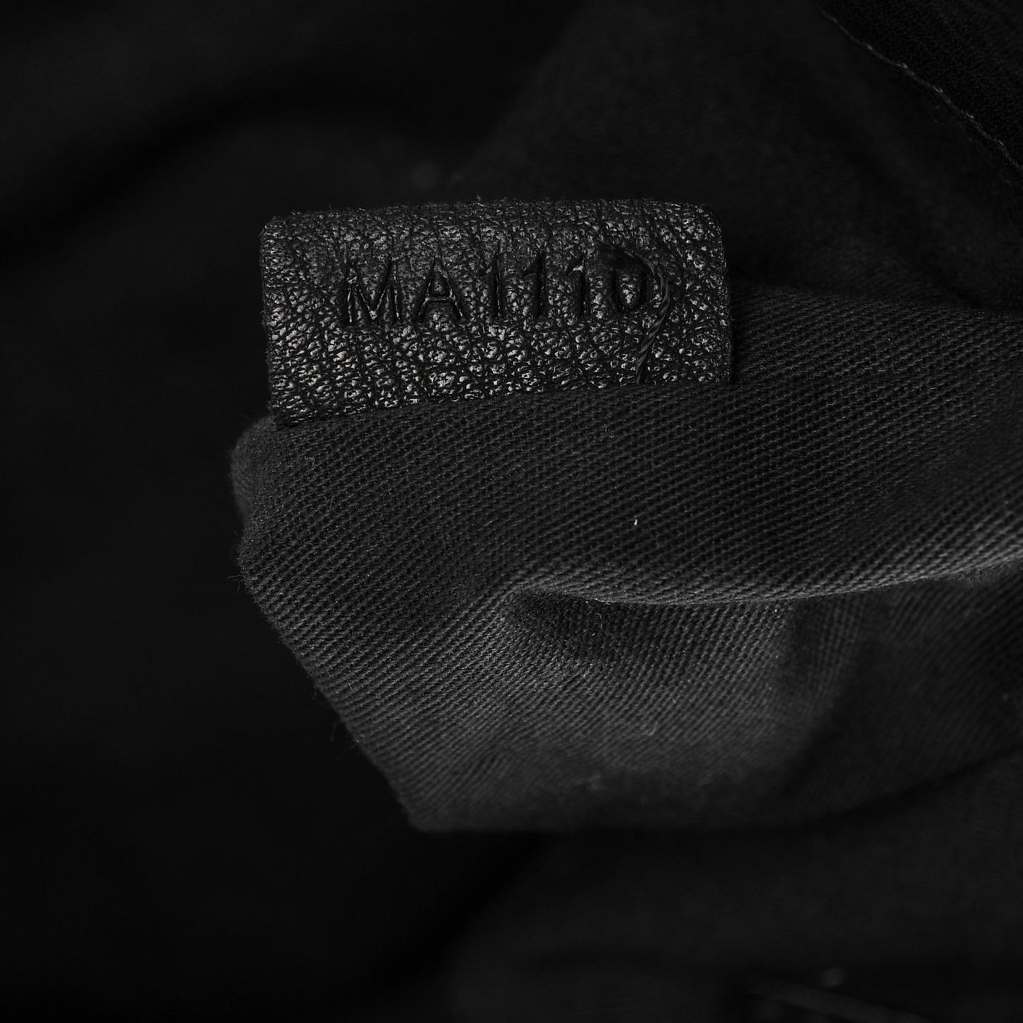 Grained Goatskin Antigona Envelope Clutch Black