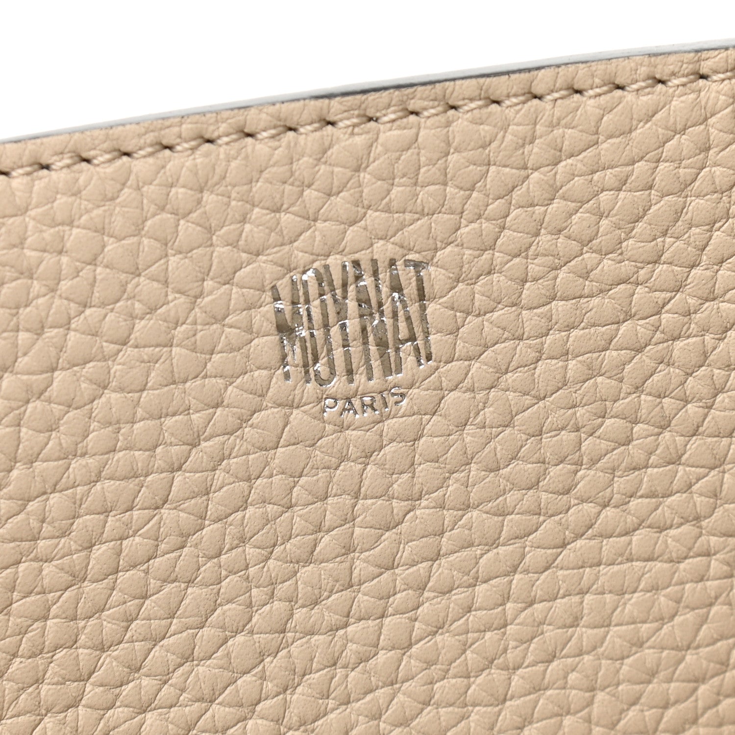 Moynat Taurillon Gex Calfskin Duo Reversible Tote Greige Zinc 7 of 10