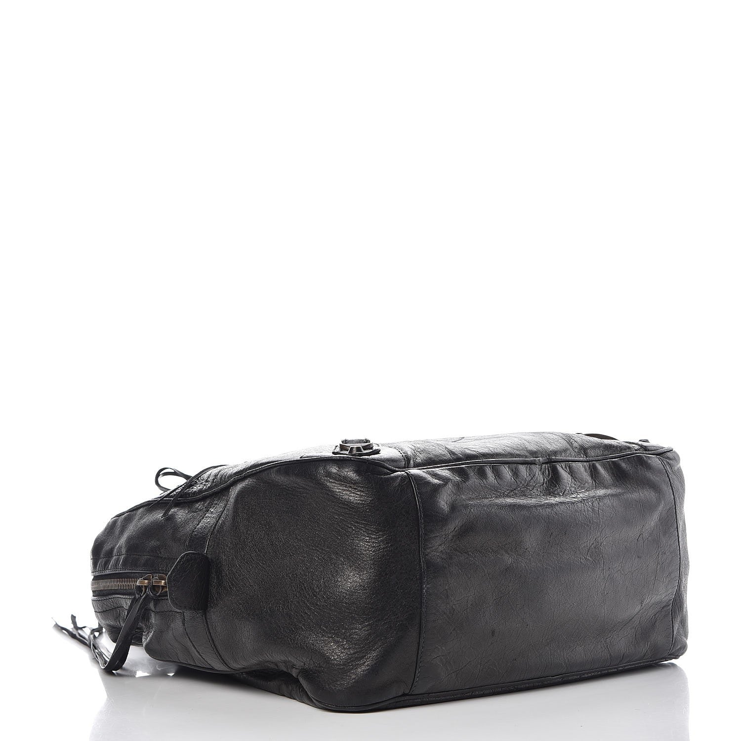 Balenciaga Agneau Classic Hardware Shoulder Bag Black 4 of 13
