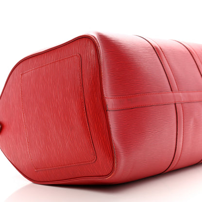 Louis Vuitton Epi Keepall 50 Castillan Red 7 of 14