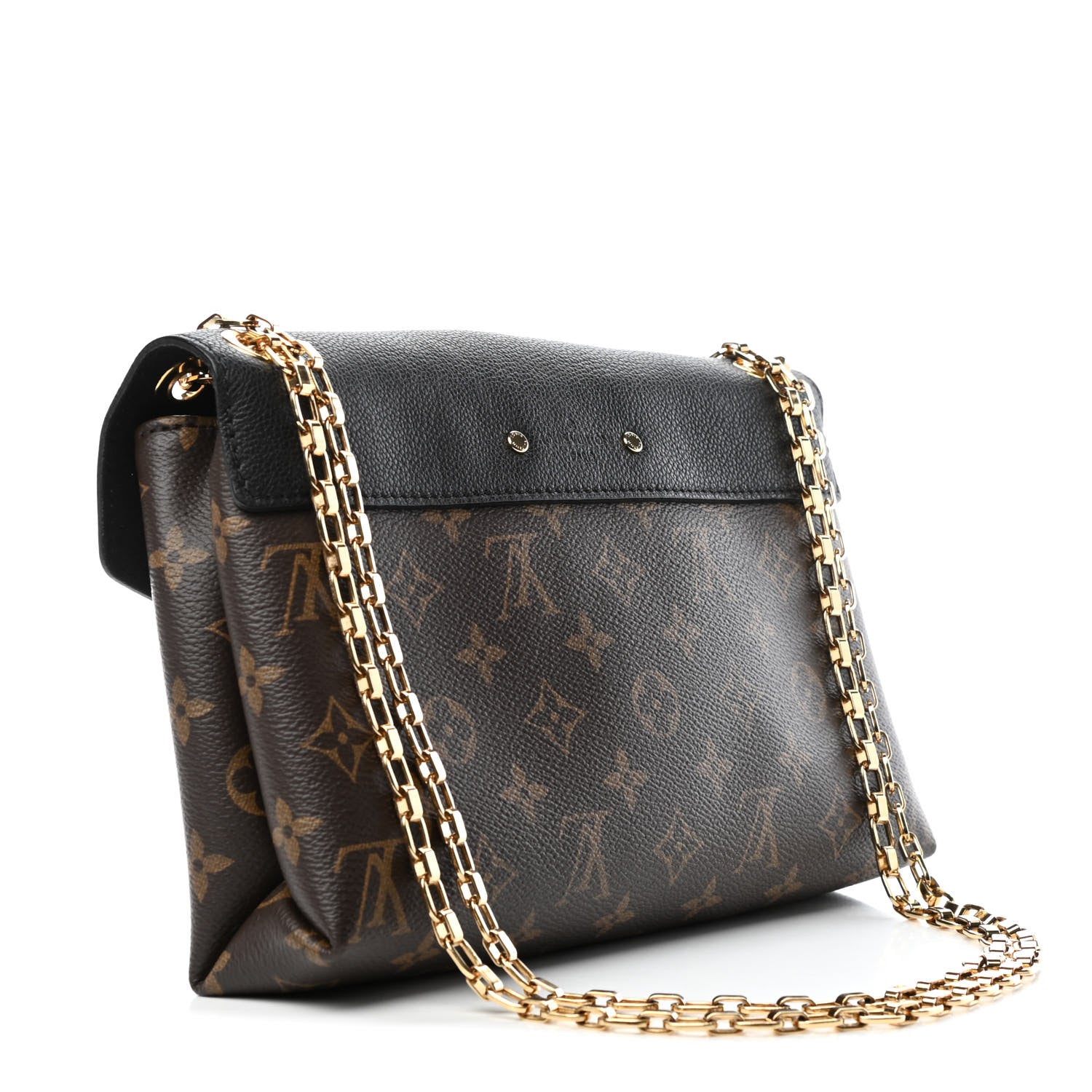 Louis Vuitton Monogram Pallas Chain Black 2 of 4