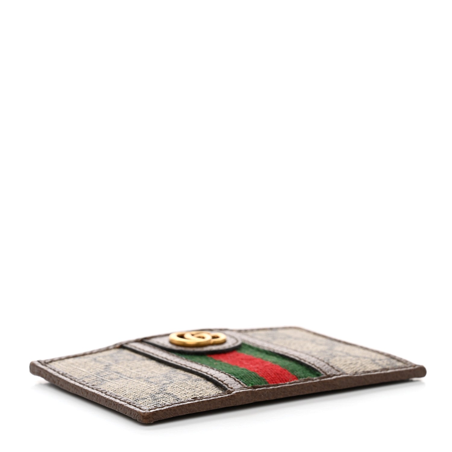 Gucci GG Supreme Monogram Ophidia Card Holder Brown 4 of 6
