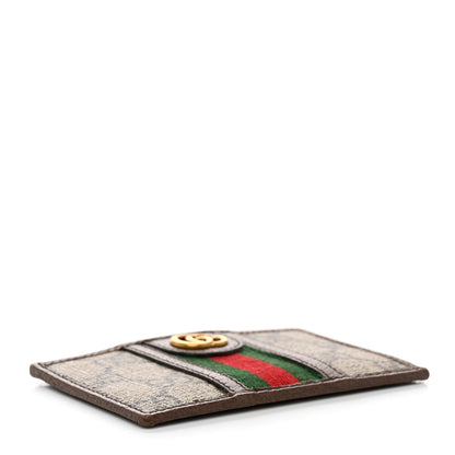 Gucci GG Supreme Monogram Ophidia Card Holder Brown 4 of 6