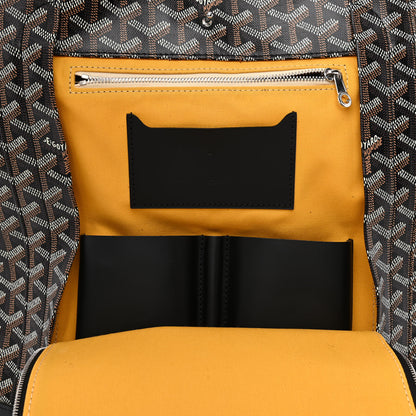Goyard Goyardine Calfskin Alpin MM Backpack Black 6 of 15