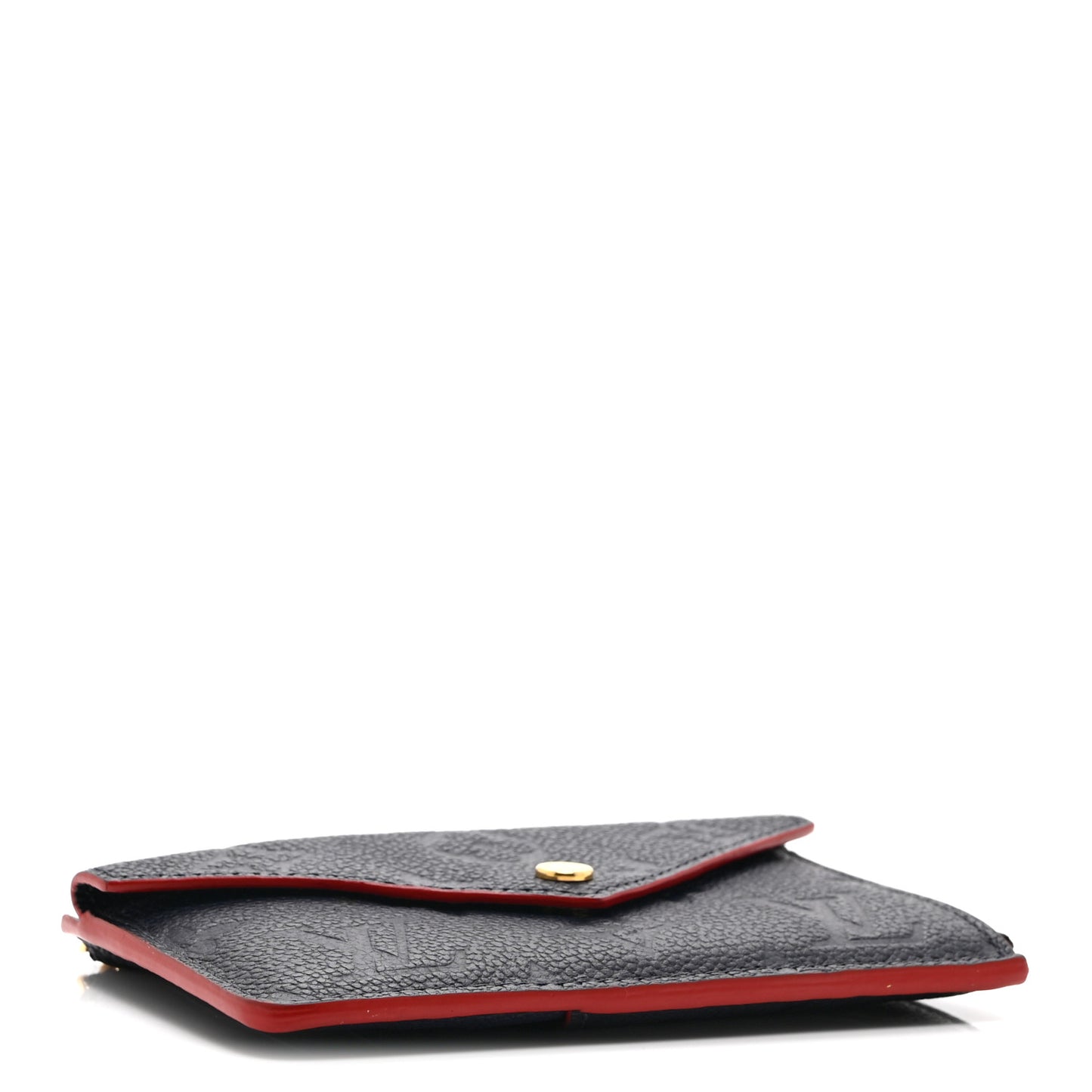 Empreinte Recto Verso Card Holder Marine Rouge