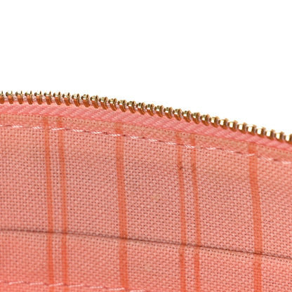 Louis Vuitton Damier Azur Neverfull MM GM Pochette Rose Ballerine 11 of 11