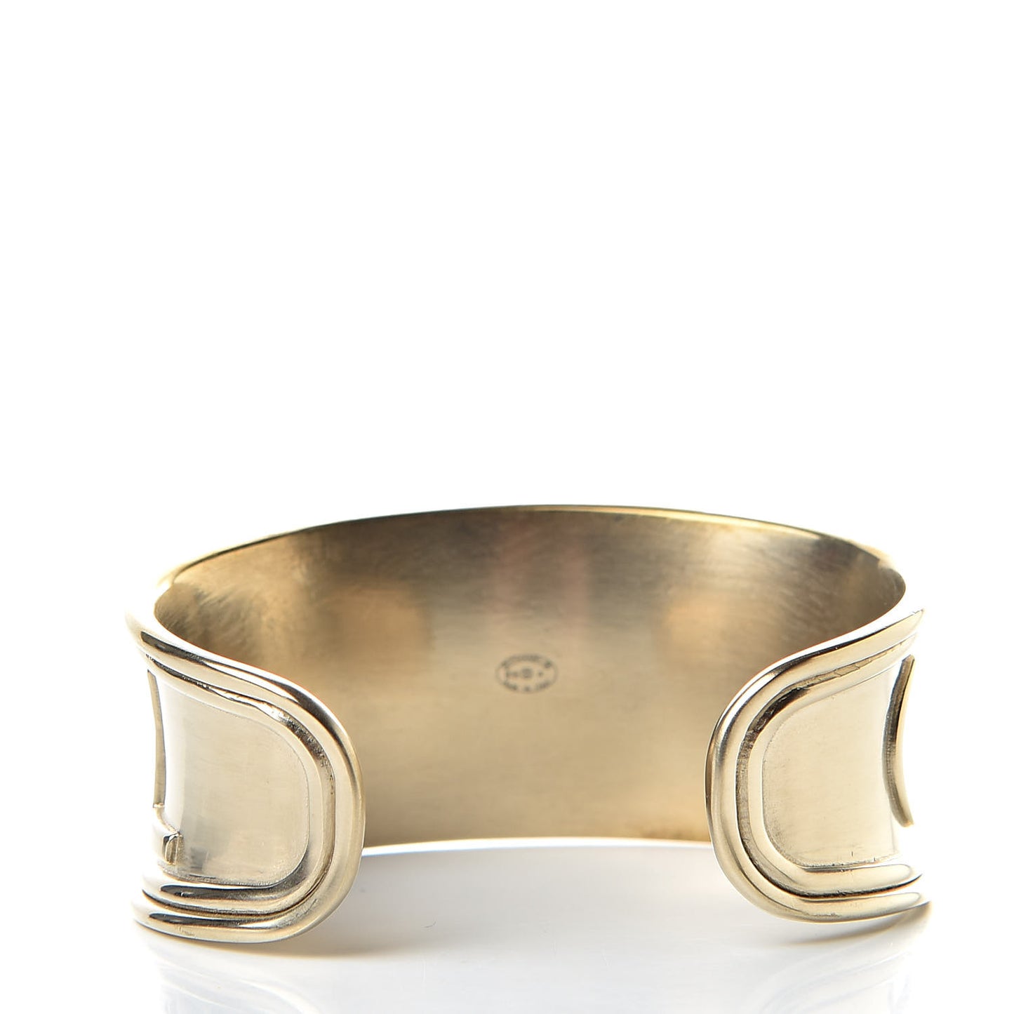 Metal Logo Cuff Gold