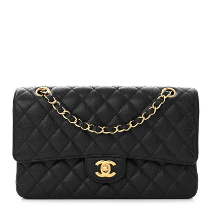 Chanel Caviar Quilted Medium Double Flap Black 1 of 10