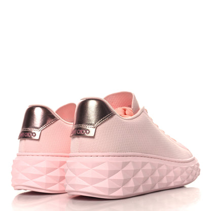 Jimmy Choo Nappa Diamond Light Platform Sneakers 39.5 Powder Pink 5 of 10