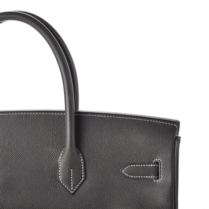 Hermes Epsom Horseshoe Birkin 35 Etain Lilac 10 of 27