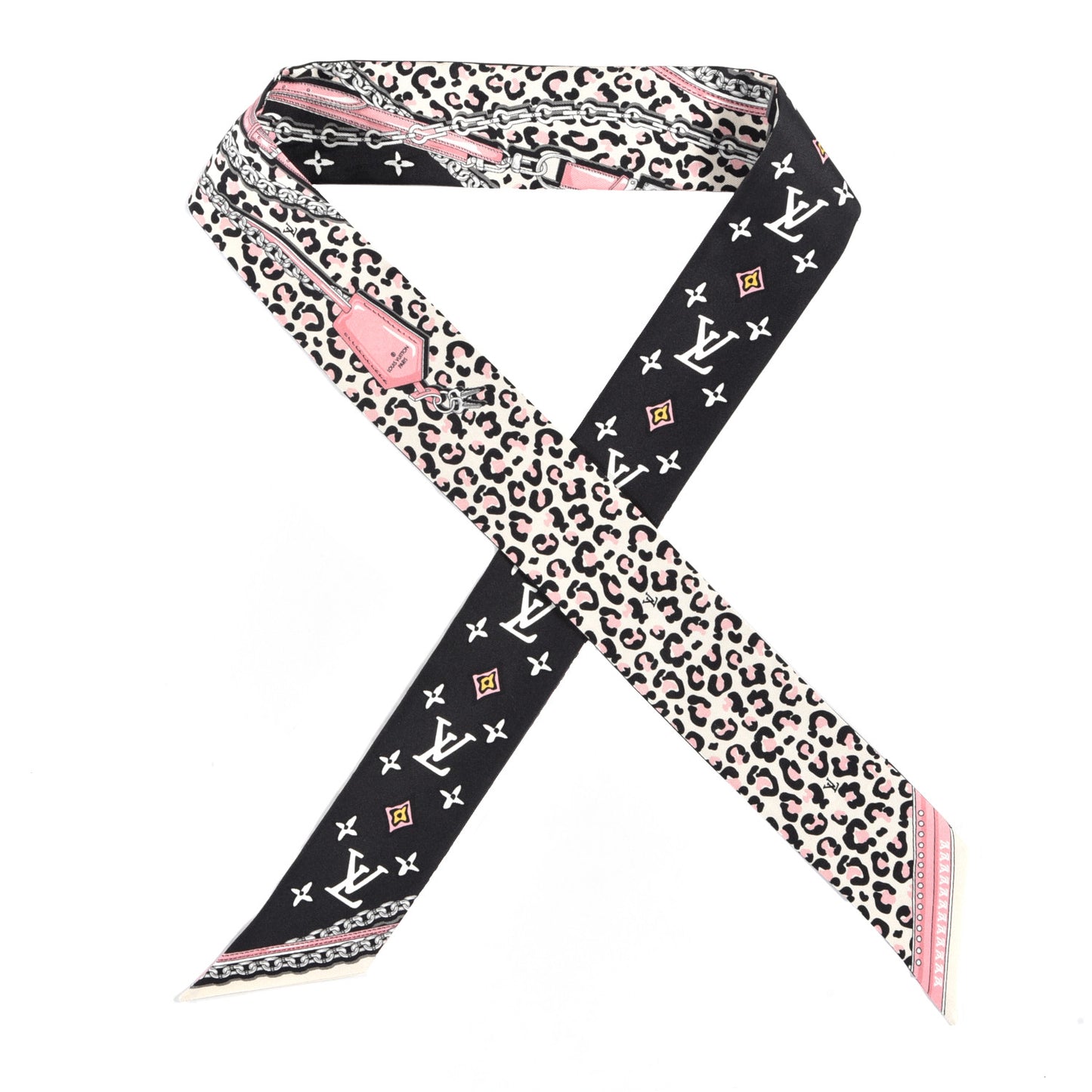 Silk Monogram Wild At Heart BB Bandeau Black