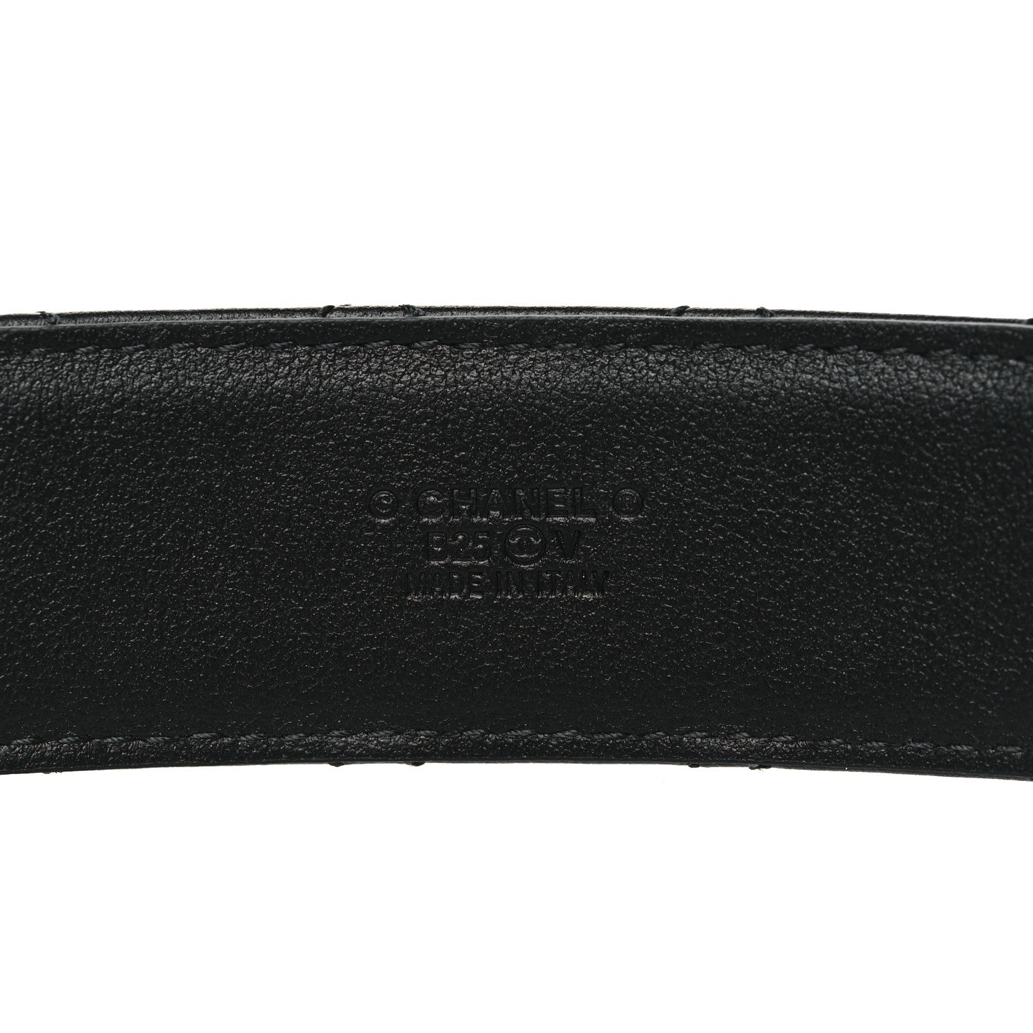 Chanel Calfskin Quilted CC Chain Belt 85 34 Black 4 of 8